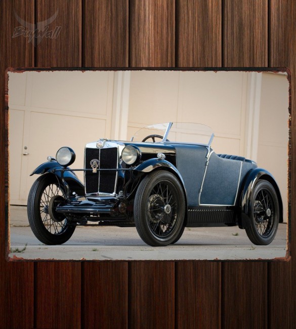 Металлическая табличка MG M-Type Midget Металлическая табличка MG M-Type Midget